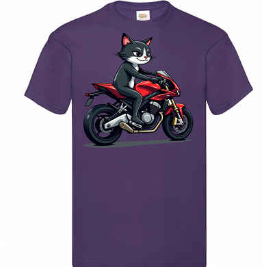Kids Biker Kitty T Shirt