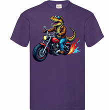 Kids Biker Dino T Shirt