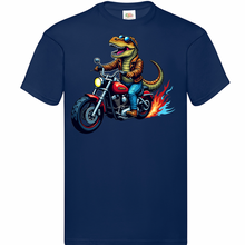 Kids Biker Dino T Shirt