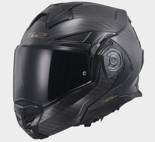 LS2 FF901 ADVANT X MATT Finish Carbon Fibre Modular Flip Front Full / Open Face Motorcycle Helmet