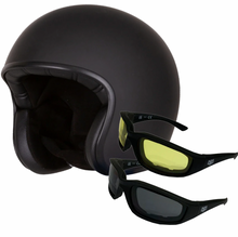 Merlin Blackbird Low Profile ECE 22-06 Open Face Helmet bundle