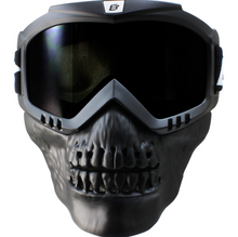 Skull Jaw Urban Mask & Goggles for Open Face Helmet