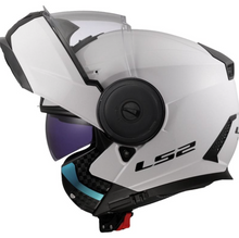 LS2 FF902 Scope Flip Front Motorcycle Helmet Gloss White