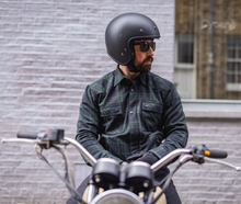 Oxford Kickback 3.0 Men‘s Khaki Armoured Riding Shirt - Fat Skeleton UK