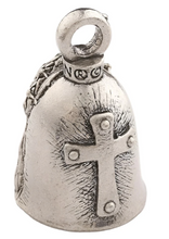 Jesus Christ Crown of Thorns & Cross Guardian Angel Bell - Fat Skeleton UK