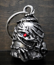 3D Dragon Red Eyes Guardian Angel Bell plus Gift Box & Hanger - Fat Skeleton UK