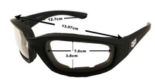 Daytona 2.5 Bi Focal Dark Lens Rider Glasses with Clam shell case - Fat Skeleton UK