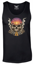 Badlands Skull Biker Vest by Fat Skeleton