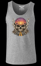 Badlands Skull Biker Vest by Fat Skeleton