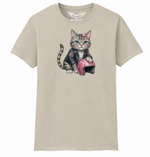 Biker Kitten Ladies Softstyle T Shirt