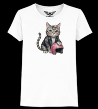 Biker Kitten Ladies Softstyle T Shirt