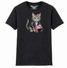 Biker Kitten Ladies Softstyle T Shirt