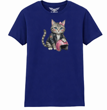 Biker Kitten Ladies Softstyle T Shirt