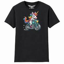 Biker Unicorn Ladies Softstyle T Shirt