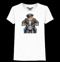 Wadda Ya Got? Meowlon Brando The Wild One Ladies Softstyle Biker T Shirt
