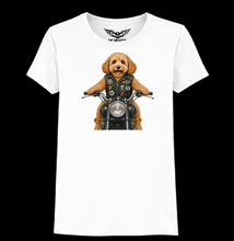 Ladies Softstyle Biker Cockapoo Biker T Shirt