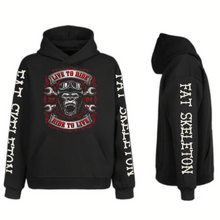 Biker Gorilla Hooded Sweatshirt