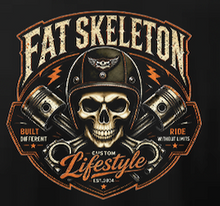 Fat Skeleton Custom Lifestyle Skull Print T Shirt