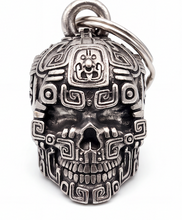 3D Mayan Skull Guardian Angel Bell