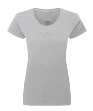 Ladies Night Cruise Purple & Silver Rhinestone Stud T Shirt