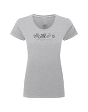 Ladies Group Therapy Coloured Rhinestone Stud T Shirt