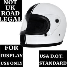 Daytona Retro Ride Full Face D.O.T. Retro Helmet - NOT UK Road Legal