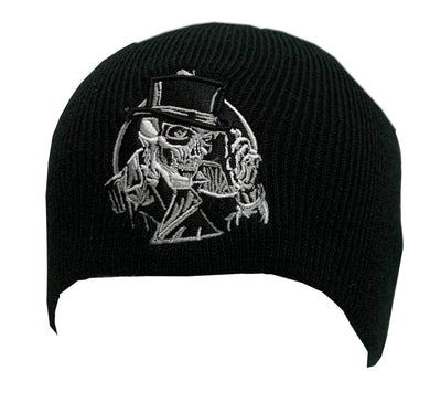 Fat Skeleton ™ 3D Embroidered Top Hat Skull logo beanie