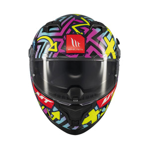 MT Braker Crazy Teddy Full Face Motorcycle Helmet