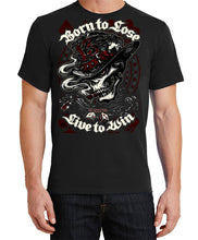 Fat Skeleton Born to Lose - Live to Win T Shirt, Mens Clothing - Fat Skeleton UK