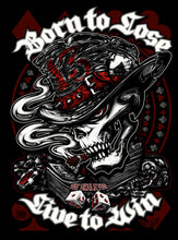 Fat Skeleton Born to Lose - Live to Win T Shirt, Mens Clothing - Fat Skeleton UK