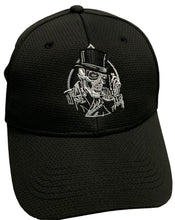 Fat Skeleton ™ Top Hat & Skull Embroidered Baseball Cap