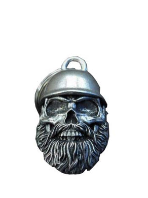 3D Beard & Helmet Skull Bell Guardian Angel Bell