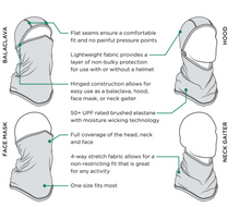 Skull design Under Helmet Balacalava