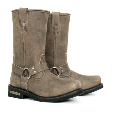 Stone Wash Brown Genuine Leather  11