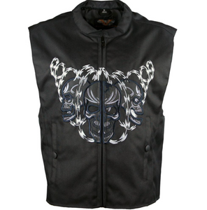 Mesh/Textile Motorcycle Sleeveless Jacket / Cut by Vance Customs