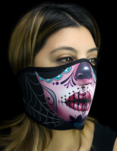 Zan Sugar Skull Muerte' Half Face Mask