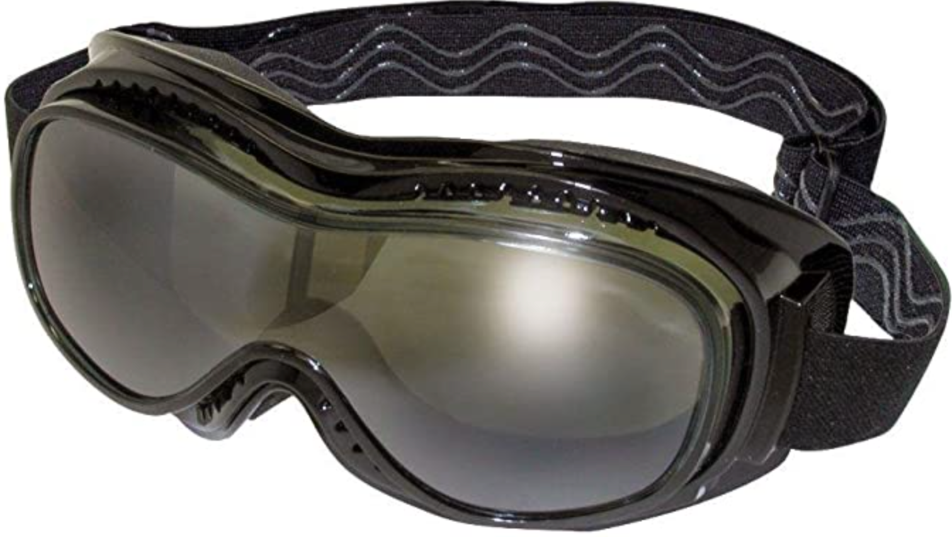 Clear or Smoked Goggles Fits Over Prescription Glasses Mach 1