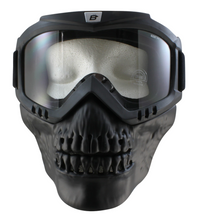 Skull Jaw Urban Mask & Goggles for Open Face Helmet