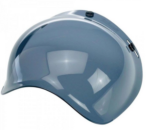 Biltwell Old School Chrome Mirror finish anti fog Visor for Open face Helmets