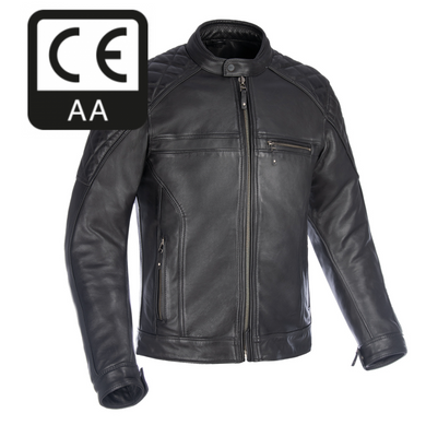 Route 73 2.0 MS Black Leather Jacket by Oxford