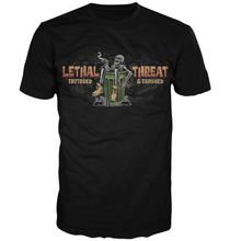 Lethal Threat Tattooed & Trashed Biker T Shirt