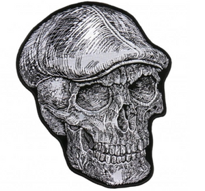 Peaky Blinder Skull 4" Sew on Patch