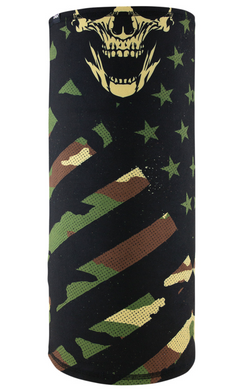 Zan Headwear Patriot Skull  Camo 