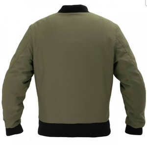 Kevlar Lined Olive Bomber Jacket with Elbow, Shoulder & Back armour 7XL