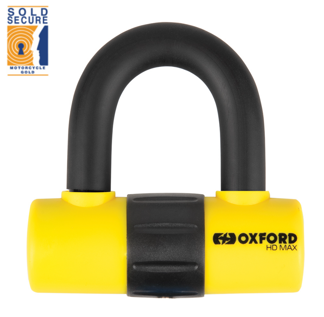 Oxford HD Max YELLOW Disc Lock LK311