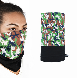 Oxford Snug Neck Tube - Green Camo