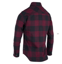 Ladies 'Kickback 2' Red Check Riding Shirt with Kevlar reinforcements & CE Armour by Oxford Products