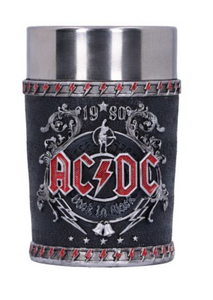 AC DC Back in Black Shot Glass