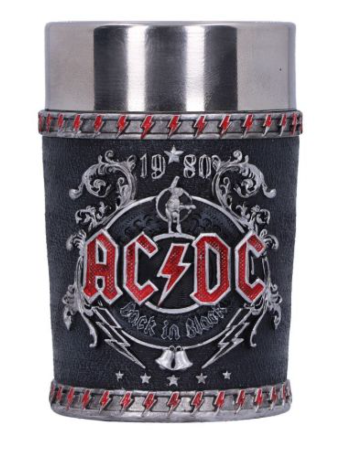AC DC Back in Black Shot Glass