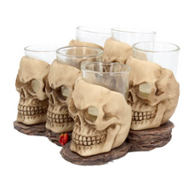 Six Shooter Skulls Shot Glasses